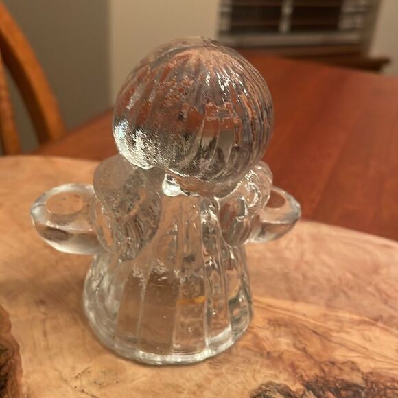 Vintage Goebel Glass Angel Candle Holder - Picture 2 of 4